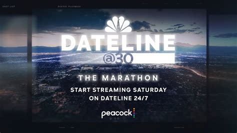 THIS FRIDAY! Dateline's 30th Season.